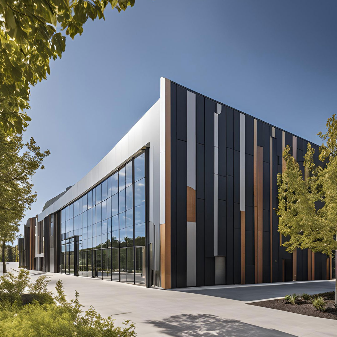 xterior HPL cladding offering a timeless, low-maintenance solution for commercial spaces